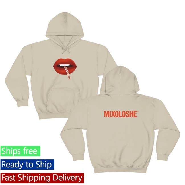 Official OT5 Daily Mixoloshe Merch Store The Mixoloshe Lips Pullover Sweatshirt OT5Dailys Apparel Clothing Shop