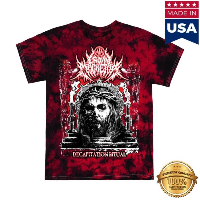 Crown Magnetar Merch Decapitation Ritual Tie Dye Shirt, Hoodie, Sweatshirt