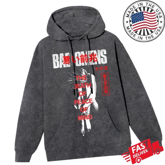 Sumerian Records Merch Store Bad Omens - 'Take Me First' Mineral Wash Crewneck Sweatshirt