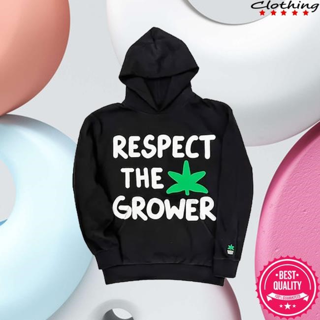 Jeu Green Merch Store Respect The Grower Hooded Sweatshirt