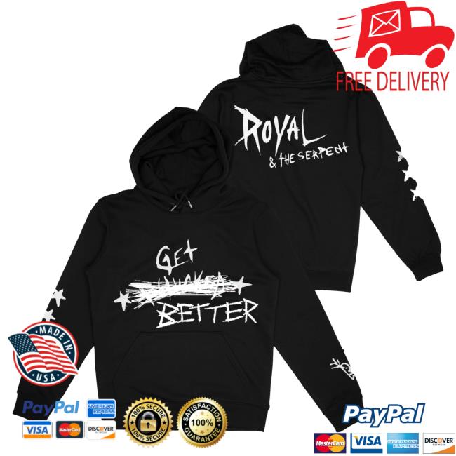 Official Royal & the Serpent Merch Store Royalandtheserpent Rats Get Better Popover Sweatshirt