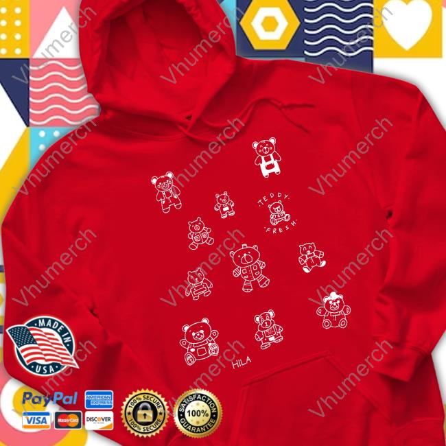 Teddyfresh Teddy Hila All Over Tee Shirt Teddyfresh Shop Teddy Hila All Over Shirts