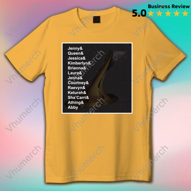 The Bowerman Jenny& Queen& Jessica& Kimberlyn& Brianna& Laura& Jenna& Courtney& Raevyn& Keturah& Sha'carri& Athing& Abby Shirts