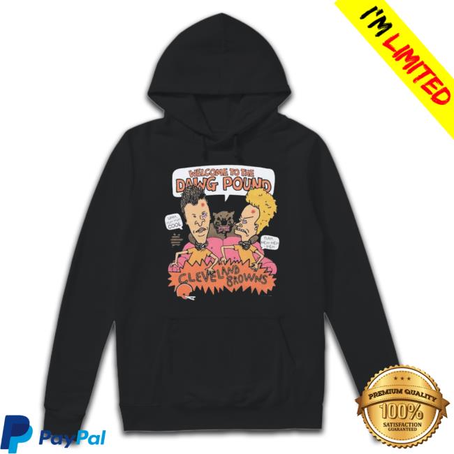 Beavis And Butthead X Cleveland Browns Dawg Pound Hoodie