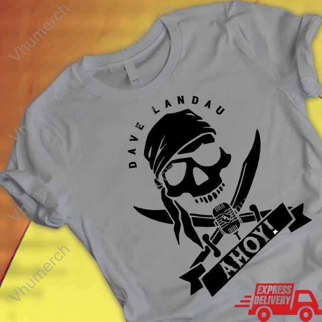 Dave Landau Merch Ahoy Skull Hoodie