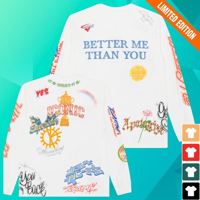 Bigseanshop Merch Tracklist Longsleeve Crewneck Sweatshirt