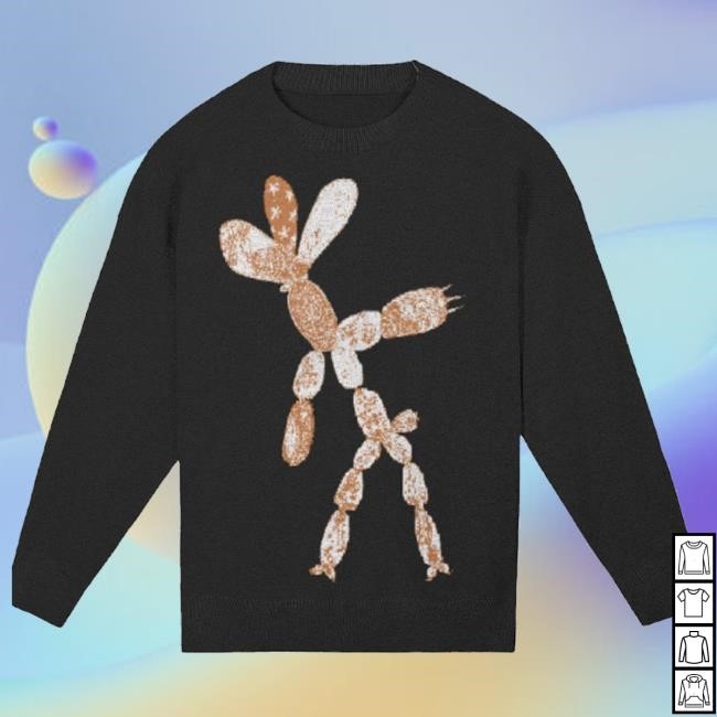 Lilac Boy Merch Balloon Dog Knitted Funny Shirt