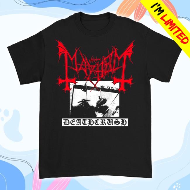 Official Kings Road Merch Store Deathcrush Hoodie Sweatshirt (Black) Mayhem Kingsroadmerch