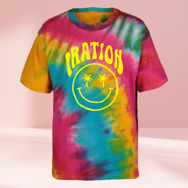 Official Iration Merch Iration Teen Spirit Tie Dye New Shirt Rainbow Iration Music Tie-Dye