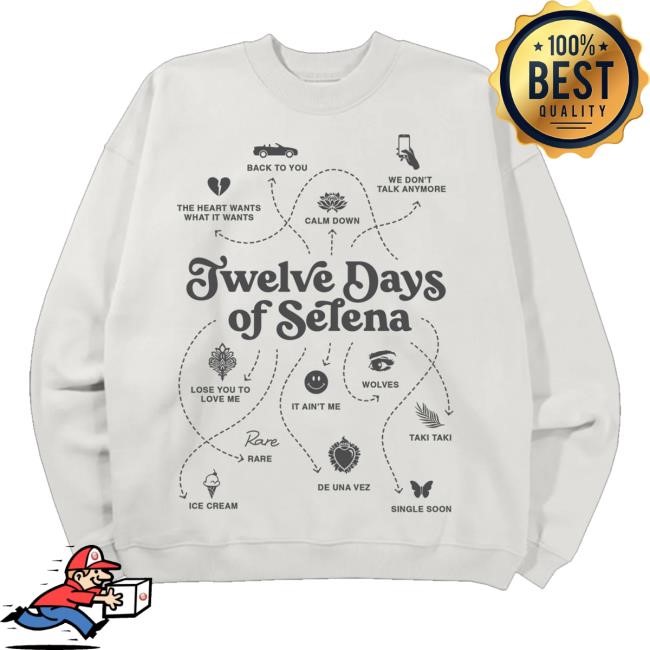 Selena Gomez Merch Shop Store Official Twelve Days Of Selena Shirts