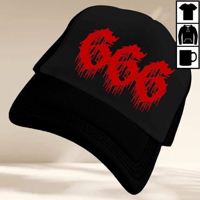 Blackcraft Merch Dripping 666 Classic Cap