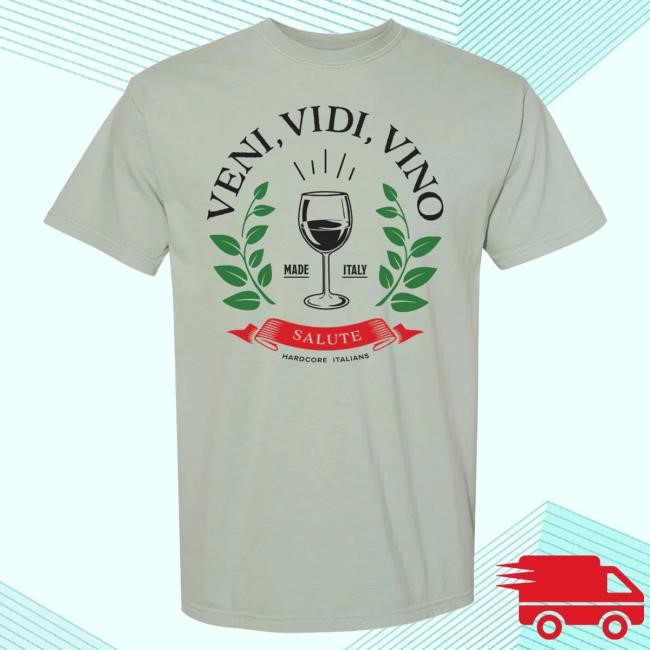 Trending Hardcoreitalians Merch Shop Veni, Vidi, Vino Long Sleeve Shirt