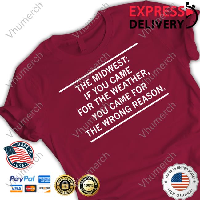 Raygunshirts The Midwest If You Came For The Weather T Shirt