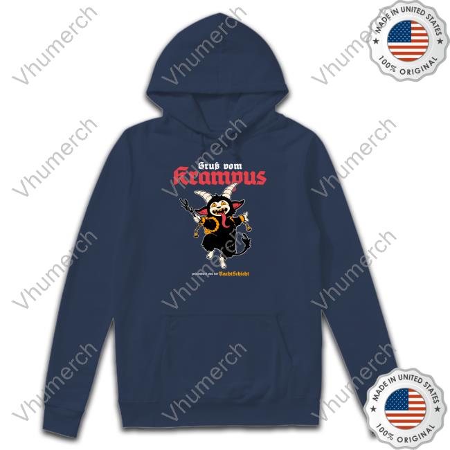 Teeketch Grub Vom Krampus Prasentiert Von Der Nachtschicht Long Sleeve T Shirt Teeketch Grub Vom Krampus Prasentiert Von Der Nachtschicht Long Sleeve T Shirt