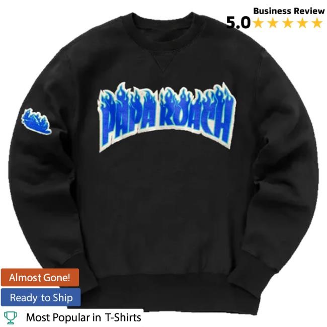 Papa Roach Merch Firestarter Crewneck T-Shirt