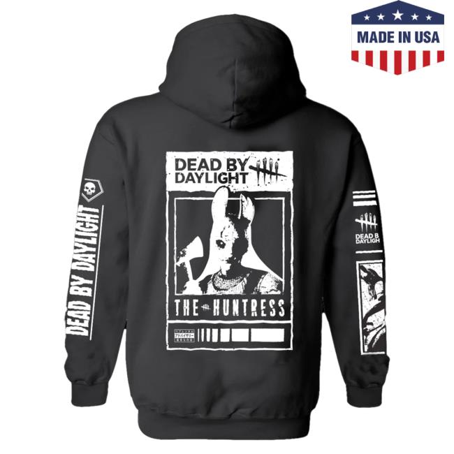 Official Dead By Daylight Merch Store Dead By Daylight Retro Huntress Popover Hoodie Deadbydaylight Shop