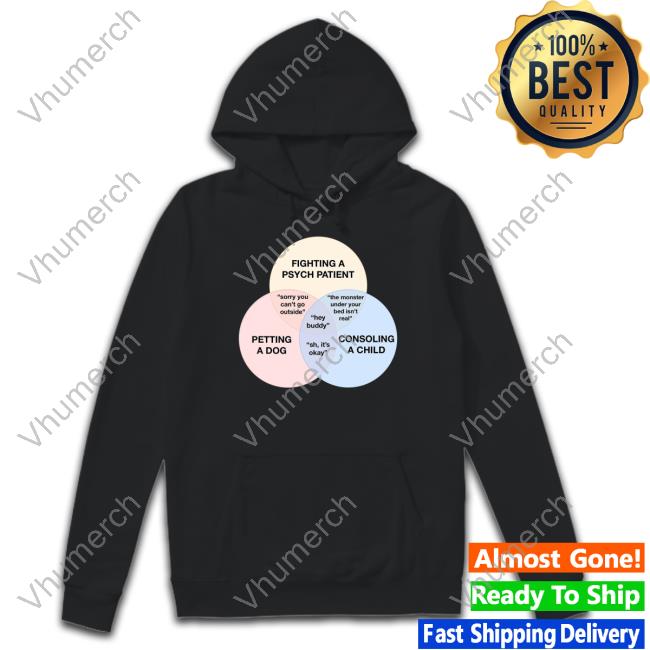 Codebluememes Fighting A Psych Patient Petting A Dog Consoling A Child New Shirt