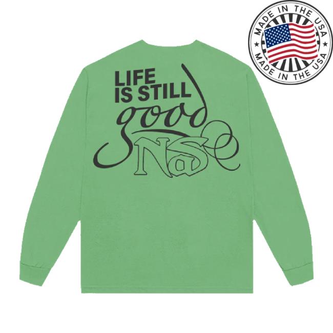 Original 10Th Anniversary Of Life Is Good Tee Shirt Nasir Jones Shop