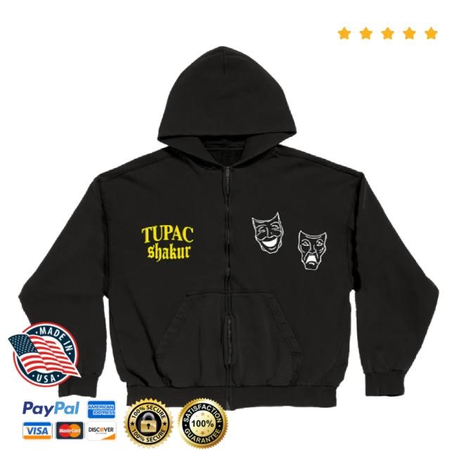 Trending Gemini Mask Zip Sweater 2Pac Shop Merch Store