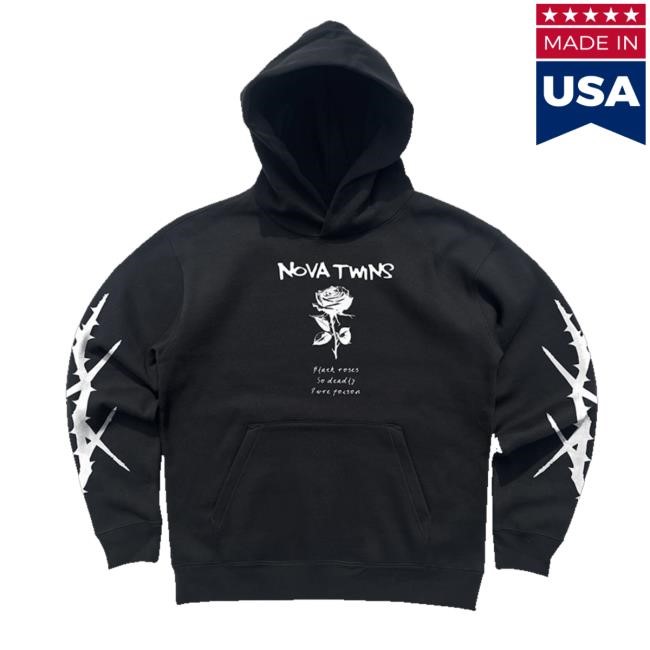 Official Nova Twins Black Roses Classic Shirt