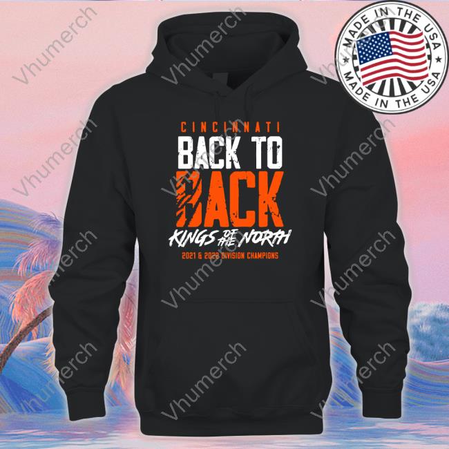 Cincy Shirts Merch Back To Back Kings Of The North Long Sleeve T Shirt