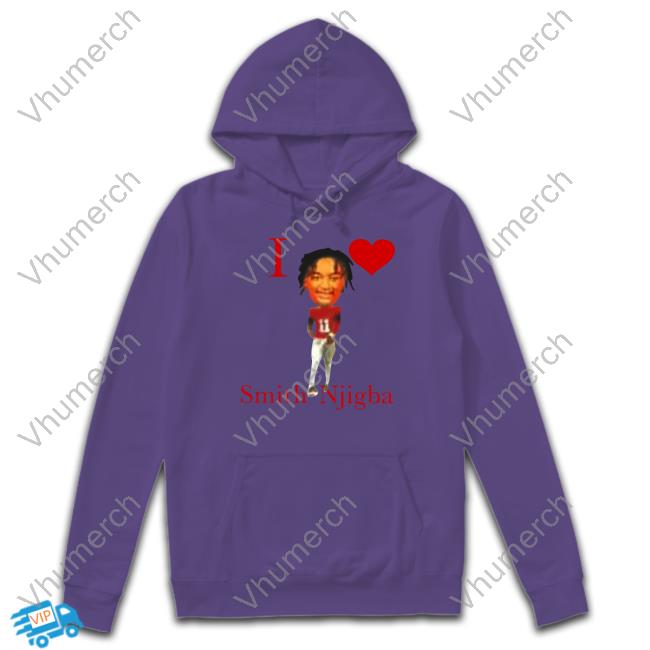 Ohio State Football I Love Smith Njigba Hoodie Ohio State Football I Love Smith Njigba Sweatshirt