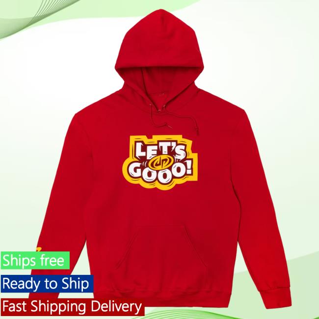 Official Dude Perfect Merch Store Let's Go Hood Red DudePerfect Apparel Clothing Shop