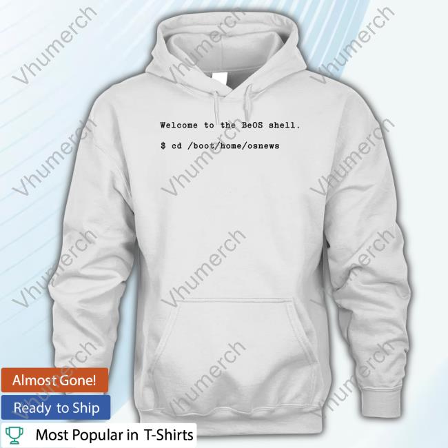 Os News Welcome To The Beos Shell Cd Boot Home Osnews Long Sleeved T-Shirt