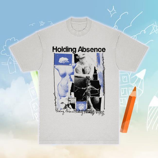 Official Holding Absence Merch Store Holding Absence Montage Shirts- White Holdingabsence Shop
