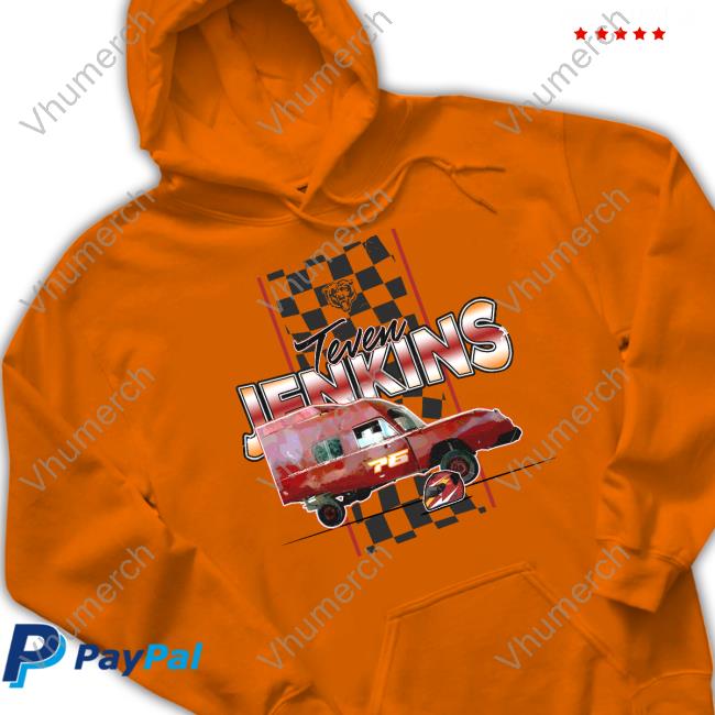 Chicago Bears Teven Jenkins 76 Long Sleeve Tee Shirt
