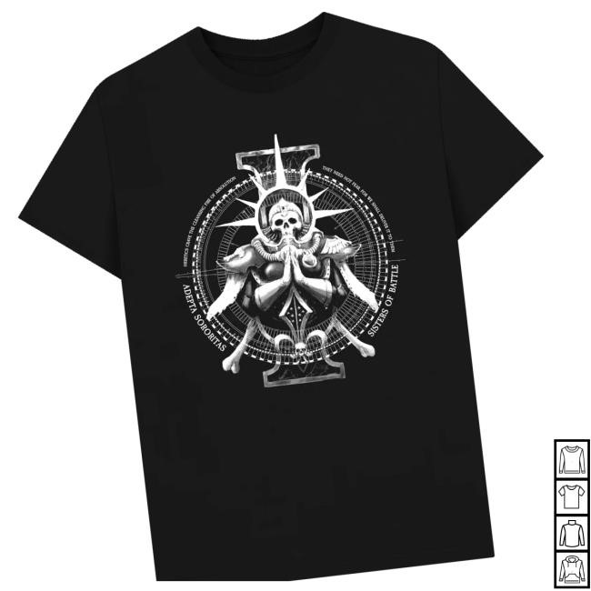 Official Warhammer Merch Adepta Sororitas Icon Crewneck Sweatshirt