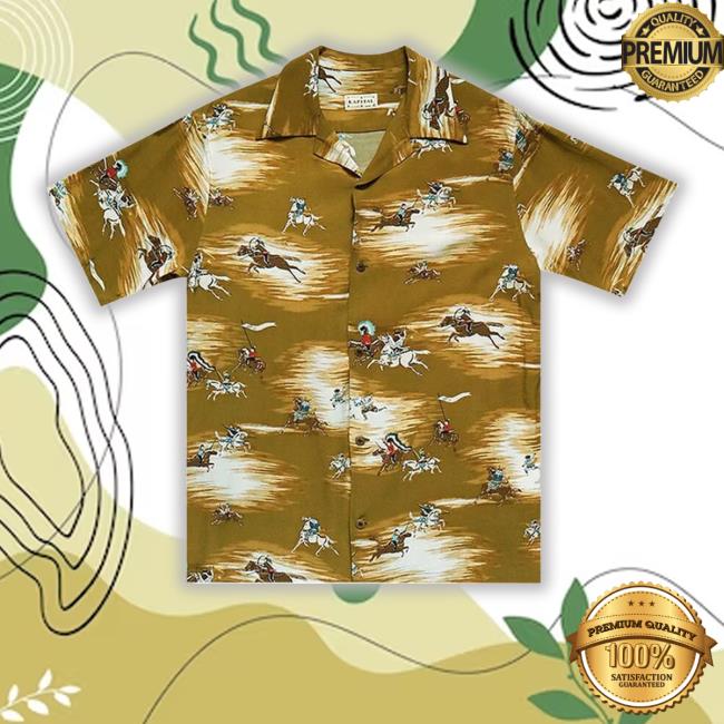 Goat Merch Kapital Rayon Kamikaze Aloha Gold Hooded Sweatshirt