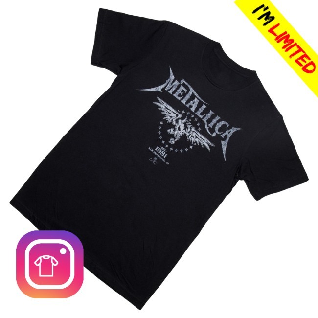 Metallica Merch Gildan Classic Est. 1981 Tee Shirt