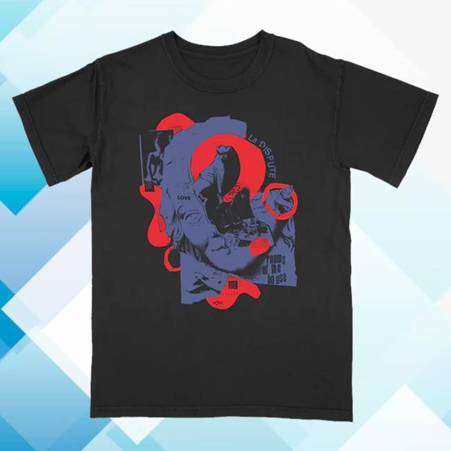 Official Hello Merch La Dispute Collage Black Crewneck Sweatshirt