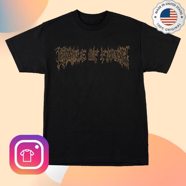 Trending Indiemerchstore Merch Cradle Of Filth Gold Logo Classic Shirt