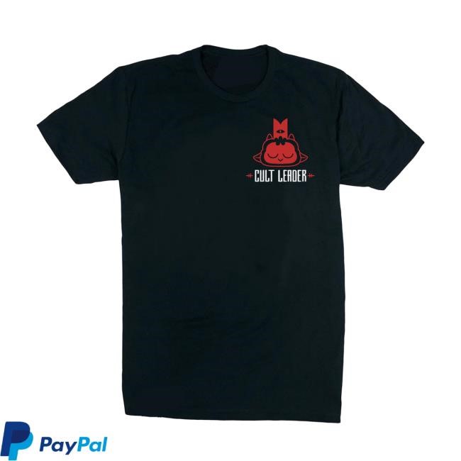 Devolver Digital Merch Store Cult Of The Lamb Cult Leader Zip Up Hooded Sweatshirt
