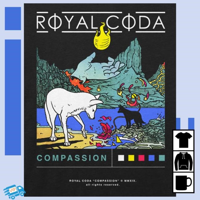 Blue Swan Records Merch Store Shop Royal Coda Limited Edition Compassion Shirts