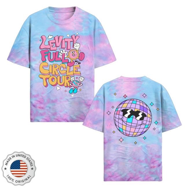 Levity Full Circle Disco Tie Dye T Shirts