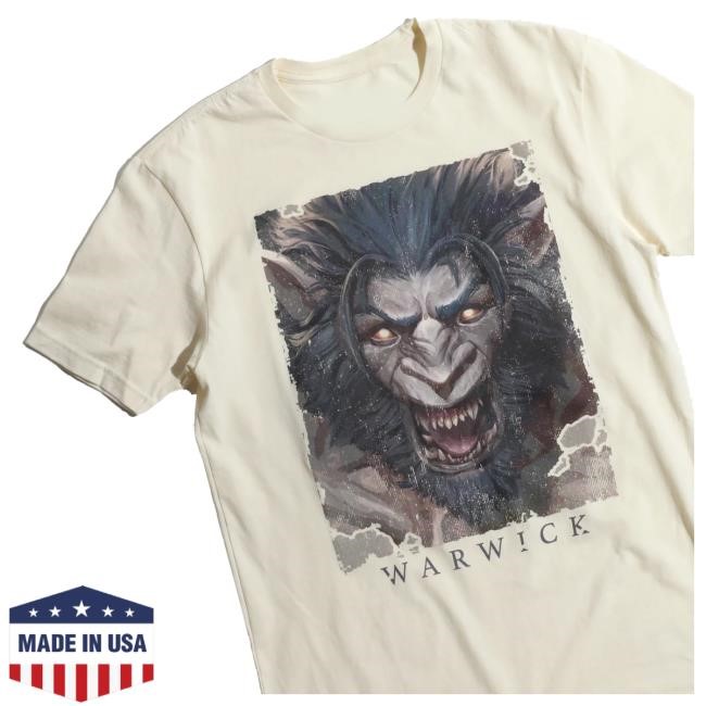 League Of Legends Warwick Growling Natural Tank Top