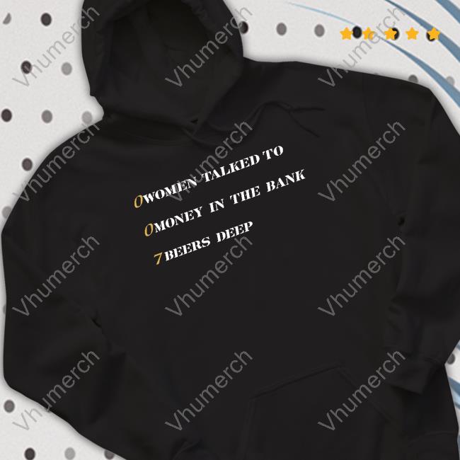 Unprofessional Apparel 007 Women Talked To Money In The Bank Beers Deep Long Sleeve