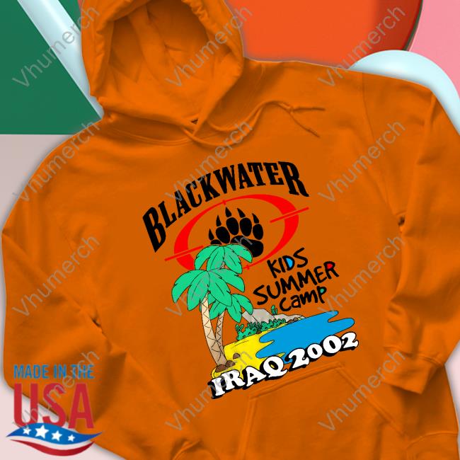 Black Water Kids Summer Camp Iraq 2002 Hoodie Sweatshirt