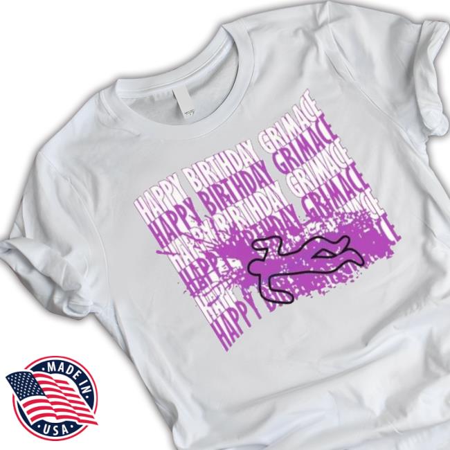 Happy Birthday Grimace Svg Birthday Shake Shirt