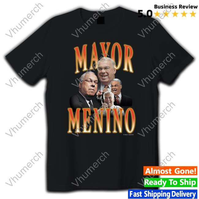 Purelyboston Store Mayor Menino Funny Shirt