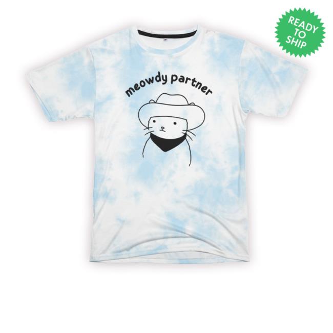 Meowdy Parther Tie Dye Crewneck Sweatshirt