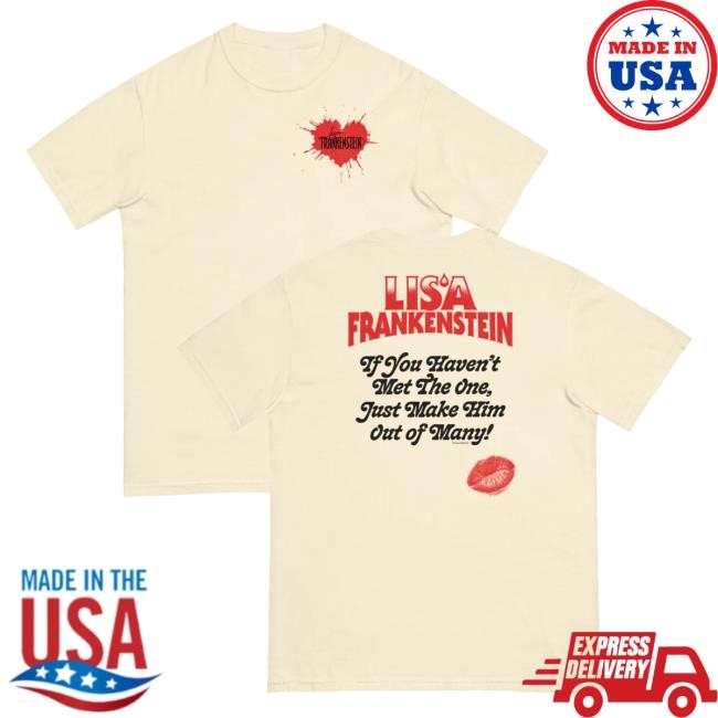 Nbc Store Merch Lisa Frankenstein Comfort Colors Tee Shirt
