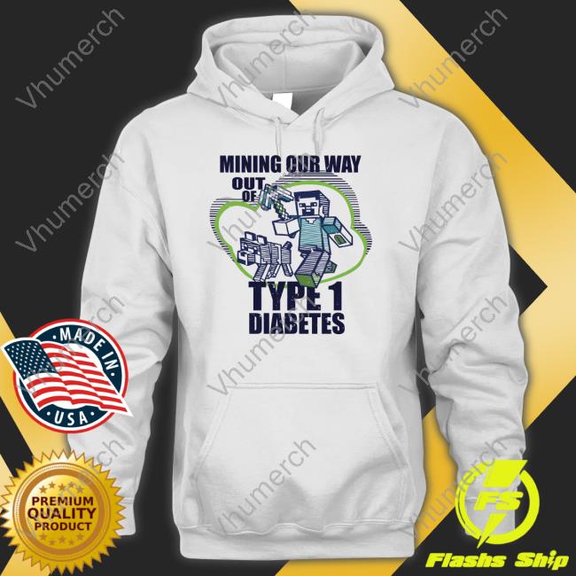 Blursedimages Mining Our Way Out Of Type 1 Diabetes Long Sleeve T Shirt Notracistracing