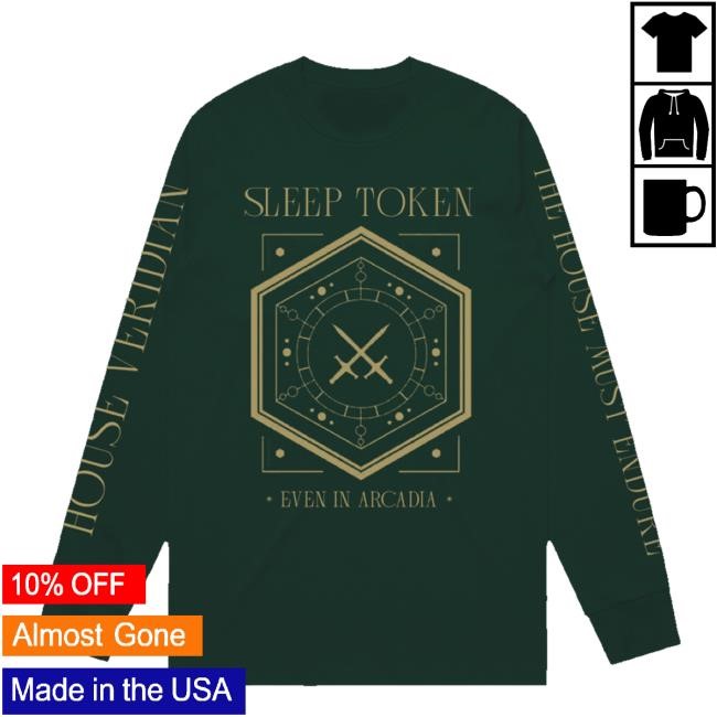 Sleep Token Merch Shop Store Official House Veridian Long Sleeve T Shirt