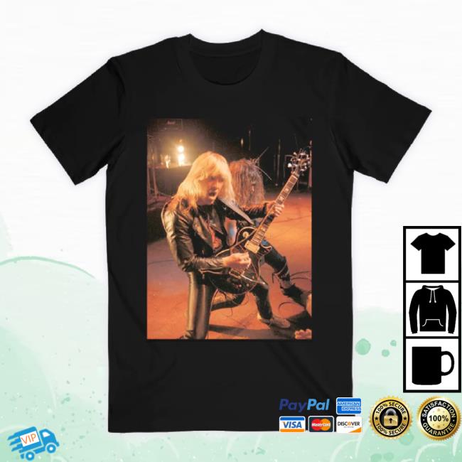 Official Slayer Merch Store Slayer Jeff Hanneman Photo T-Shirt Slayer Shop