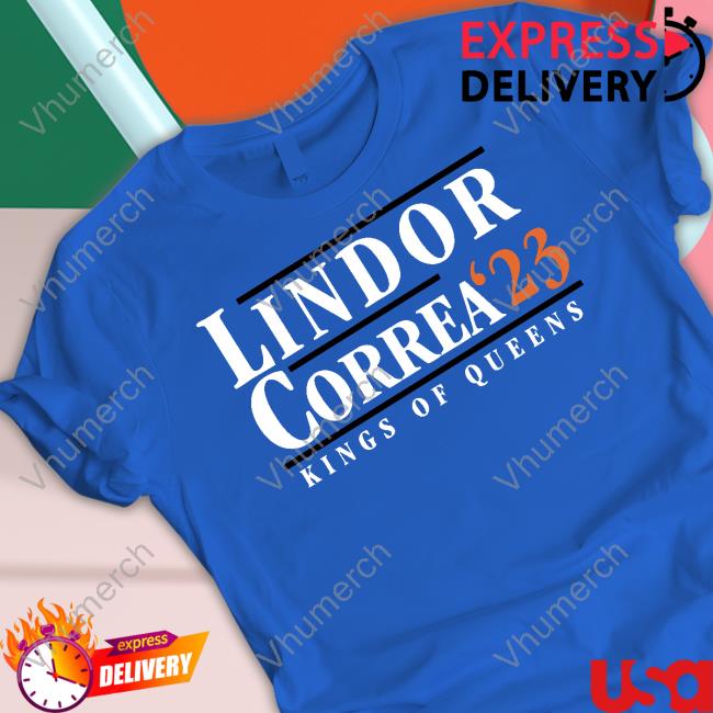 Lindor Correa 23 Kings Of Queens Tee Shirt
