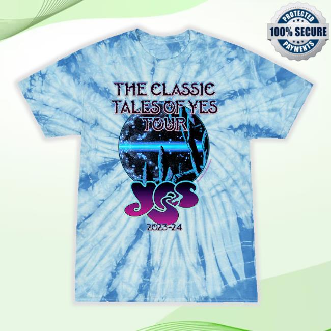 Original Tales Of Yes 2023 Tie Dye Tour Shirt